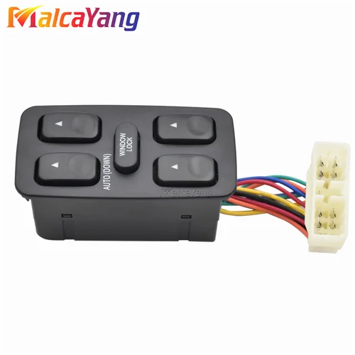 Imagen 2 del producto Interruptor de ventanilla eléctrica para Hyundai Elantra Galloper, parte delantera izquierda del conductor, 1992, 1993, 1994, nuevo