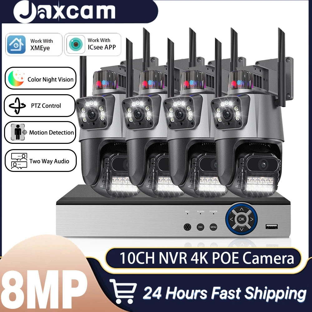 10CH Poe Nvr Cctv S…