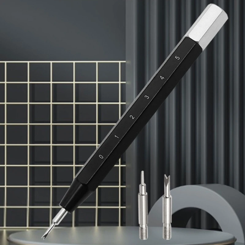Dụng cụ mở vỏ đồng hồ Dao bằng thép Nắp lưng bật lên để thay pin 94PD