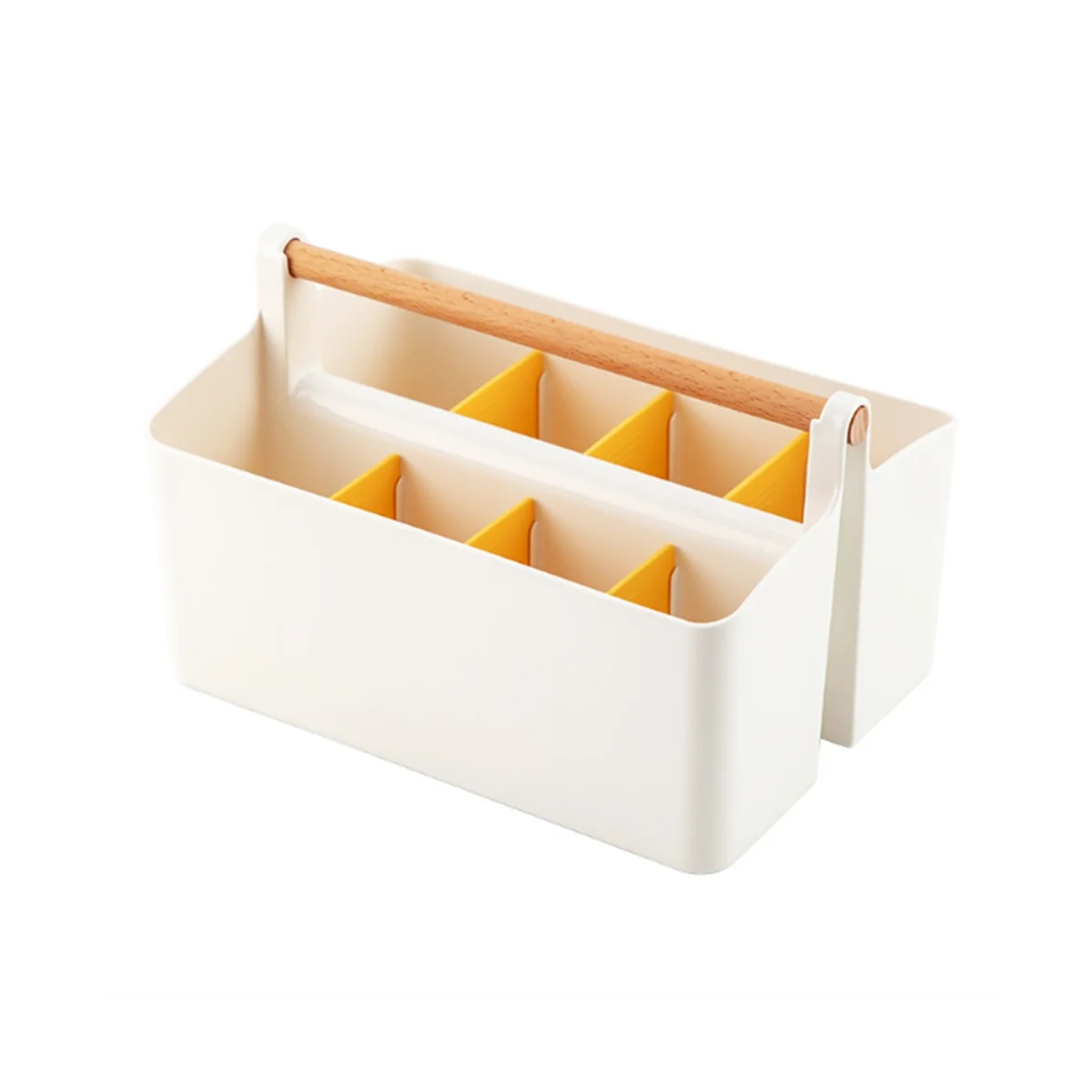 

Desk Organizer Multi-Functional Carry Divided Office Storage Tote Plastic Pencil Pen Holder Stationary Organizer