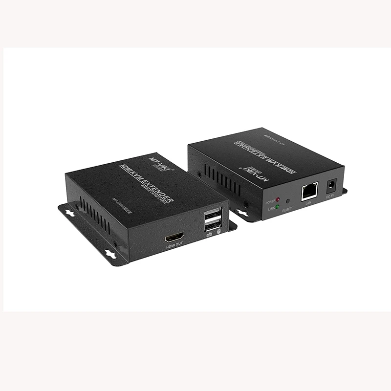 Hot Sale HDMI USB KVM Extender 120m Via CAT5e/6 Cable LAN RJ45 1080P@60Hz Mouse Keyboard Signal Extension KVM Extender