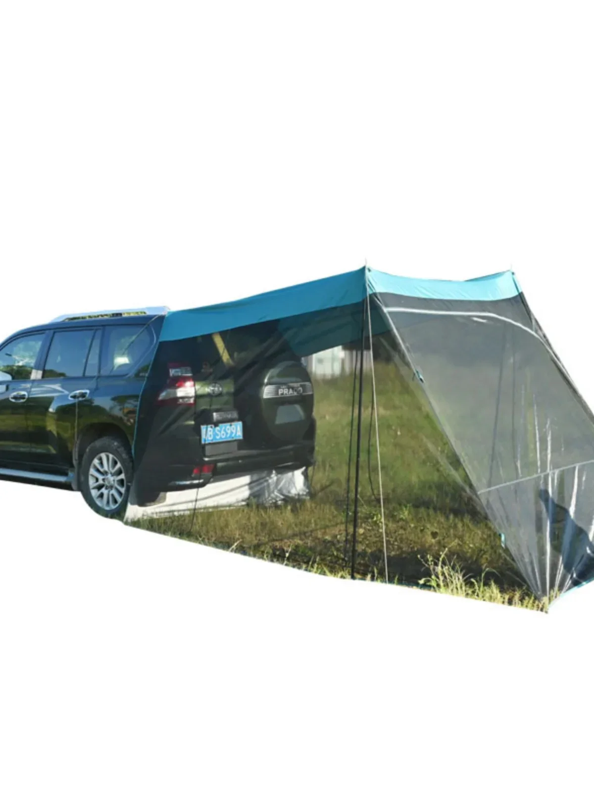 

SUV rear lift tent breathable mosquito-proof, windproof and rainproof car travel net gauze net MPV car large mosquito net