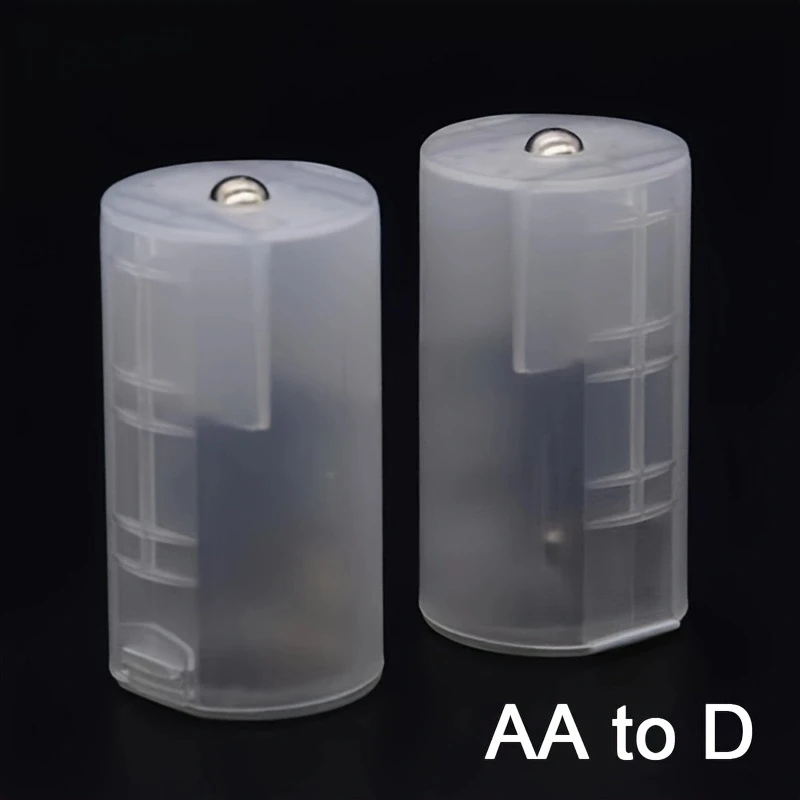 High Toughness AA TO D Battery Storage Box AA-D Converter Adaptor Battery Case Holder Plastic Bracket Switcher