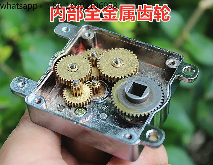 Unlocking Gear Motor Electric Lock Cylinder, All Metal Gear Reducer, Can Be Reversed DC Motor 6-12V
