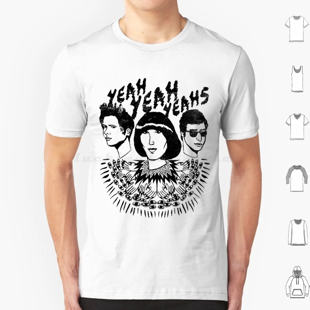 

Футболка Yeah Goyes из хлопка для мужчин и женщин с принтом «сделай сам» Yeah Yeahs Инди-группа Череп Инди-концертный альбом Тур Логотип Encut Summer