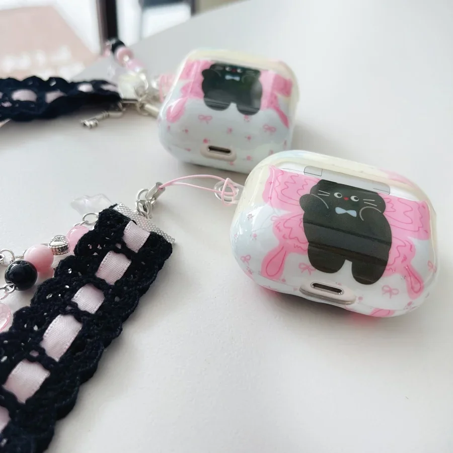 Lovely For Apple Airpods Pro 2 Case Airpod 3 /airpods 2 Cover Cartoon Cat Cover Cute Air Pods Pro Hearphone Silicone Case Fundas