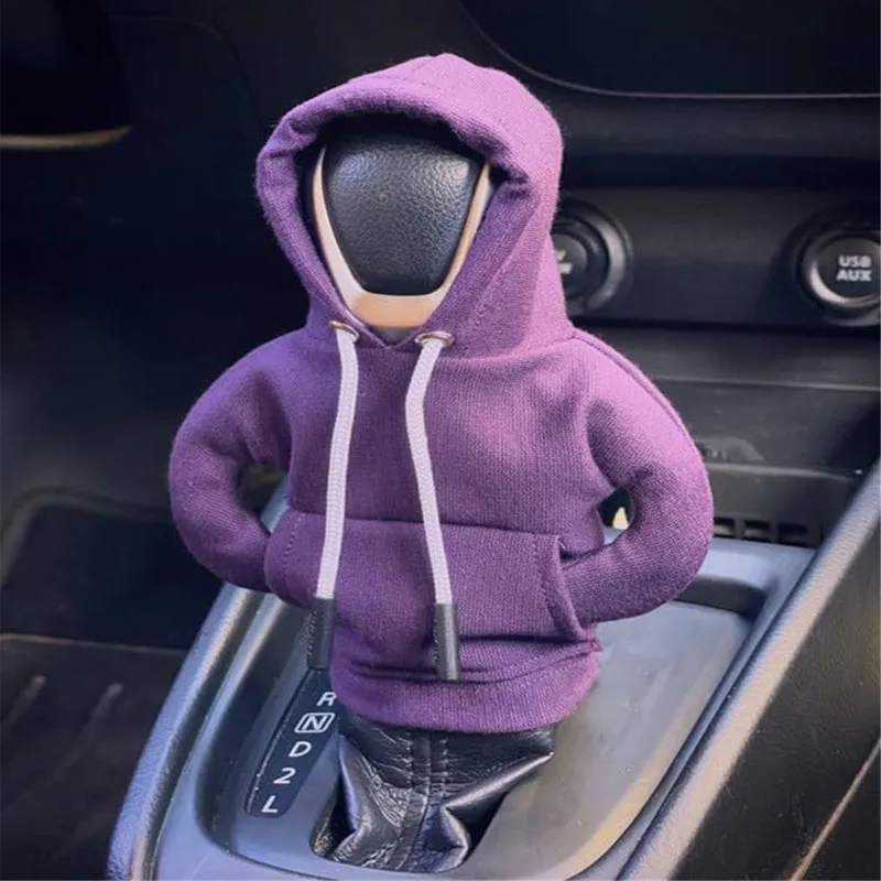 Hoodies Car Gear Shift Cover 1PCS Gearshift Decor Manual Handle Gear Shift AntiSlip Sweatshirt Auto Change Lever Sweater