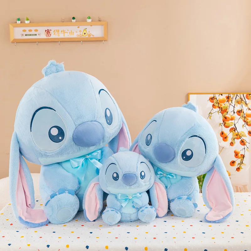 70cm Cartoon Anime Character Stitch Cute Big Plush Toys Doll Bedroom Decoration Sofa Decoration Pillow Plush Stuffed Toy Gifts