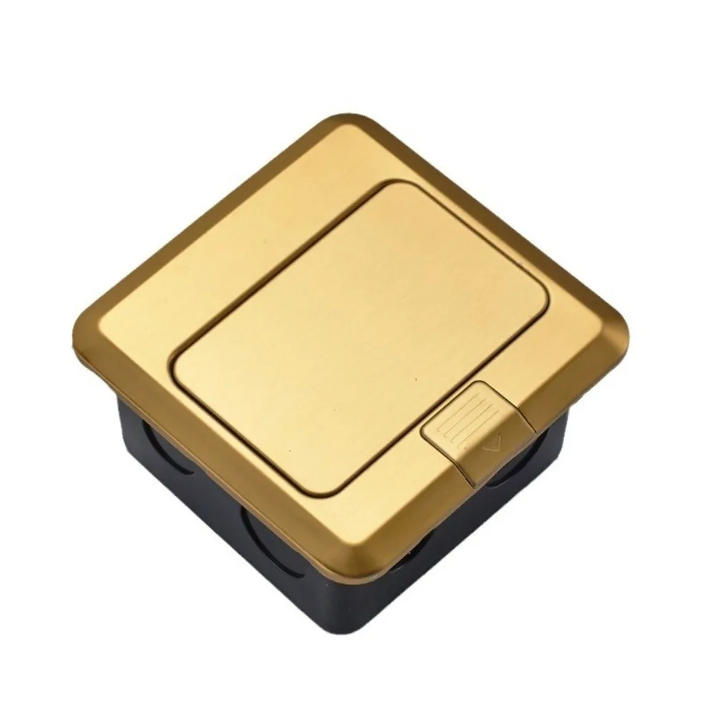 

Durable 6 Prong Receptacle Floor Ground Outlet Thickened Space Saving Hidden Embedded Pop Up Office Home Use