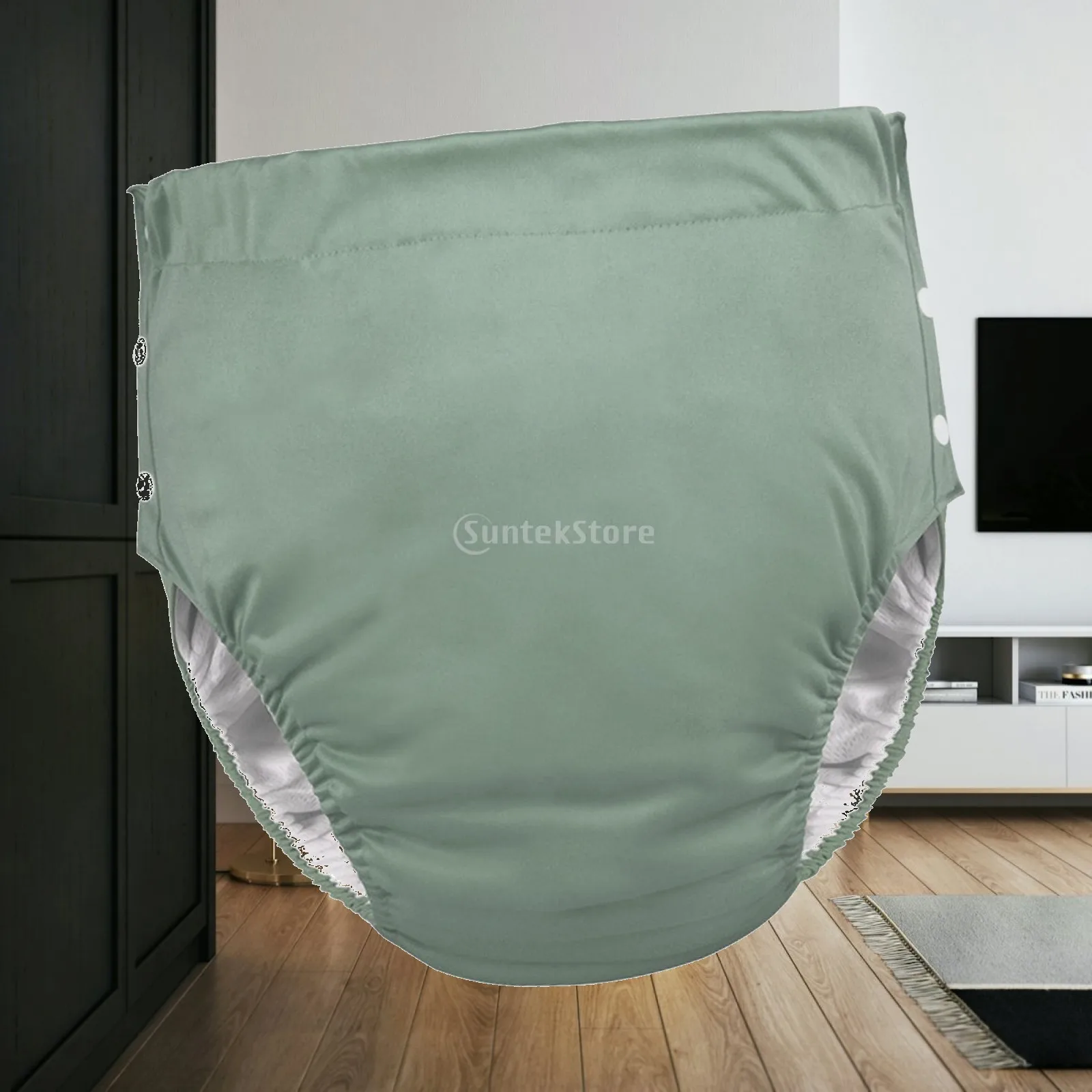 Adult Reusable Diaper Pants Cotton Waterproof Breathable Lining for Seniors Incontinence Underwear Fast Drying Waist