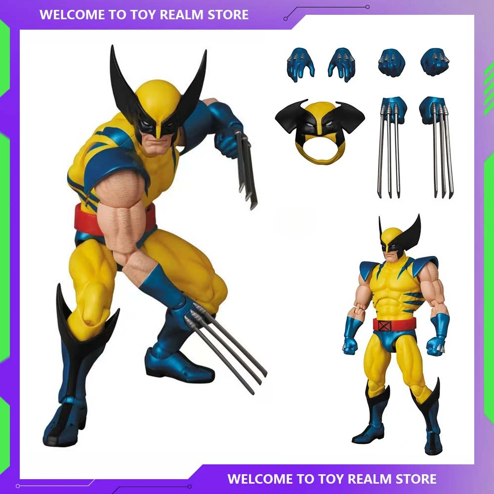 Ct Toys MAFEX No.096 X-Men Wolverine Figurka Deadpool Anime Wersja komiksowa Figurka akcji Model kolekcjonerski Zabawka dla dzieci Prezenty