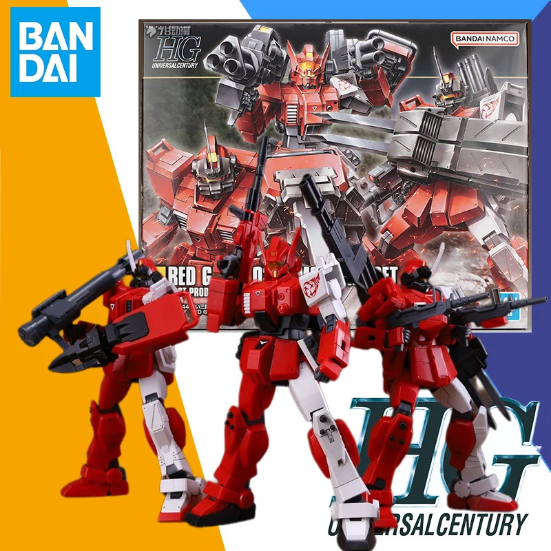 

Bandai HGUC 1/144 pb limited RED GIANT 03rd MS TEAM SET Model Kit Assembly AnimeAction Figure Assembly Model Toy Gift For KID