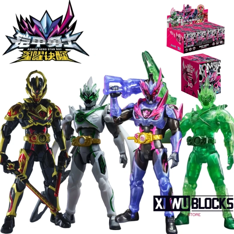 

Armor Hero Building Blocks Starry Sky Rise Series Vol.4 Black Flame Wukong Movable Model Assembly Ornaments Collection Gifts