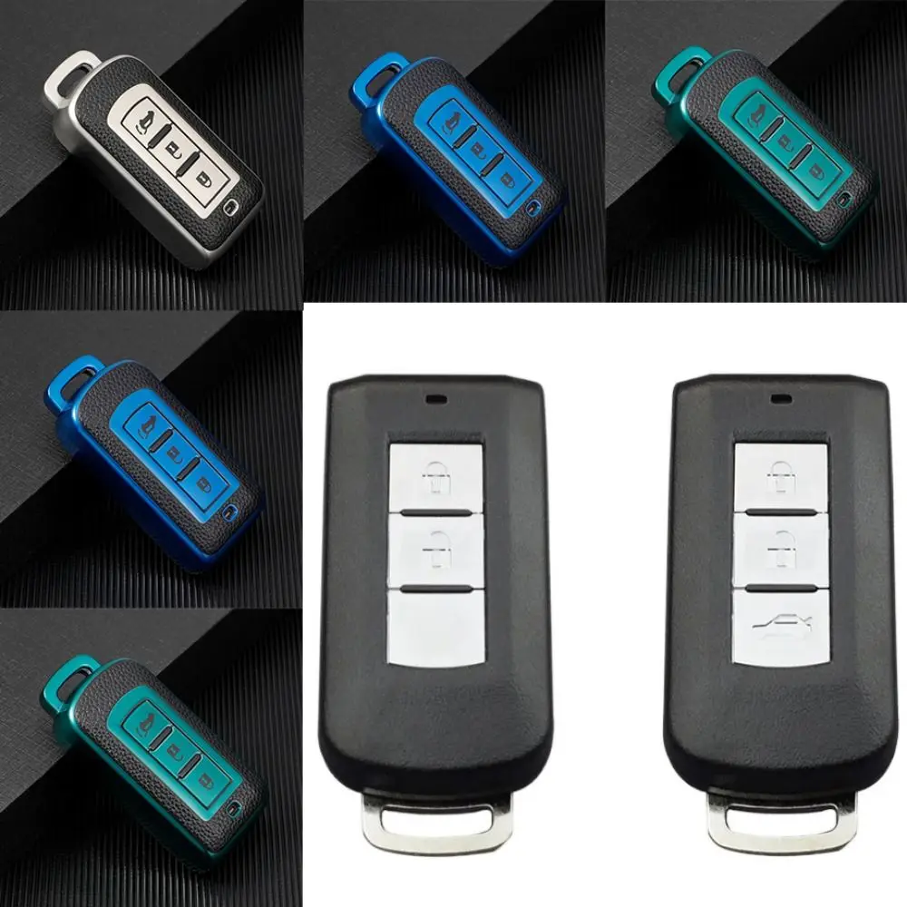 TPU Car Key Case Key Protector Remote Key Case for Mitsubishi/Outlander/Lancer 10/Pajero/Sport ASX RVR L200 Eclipse/Cross