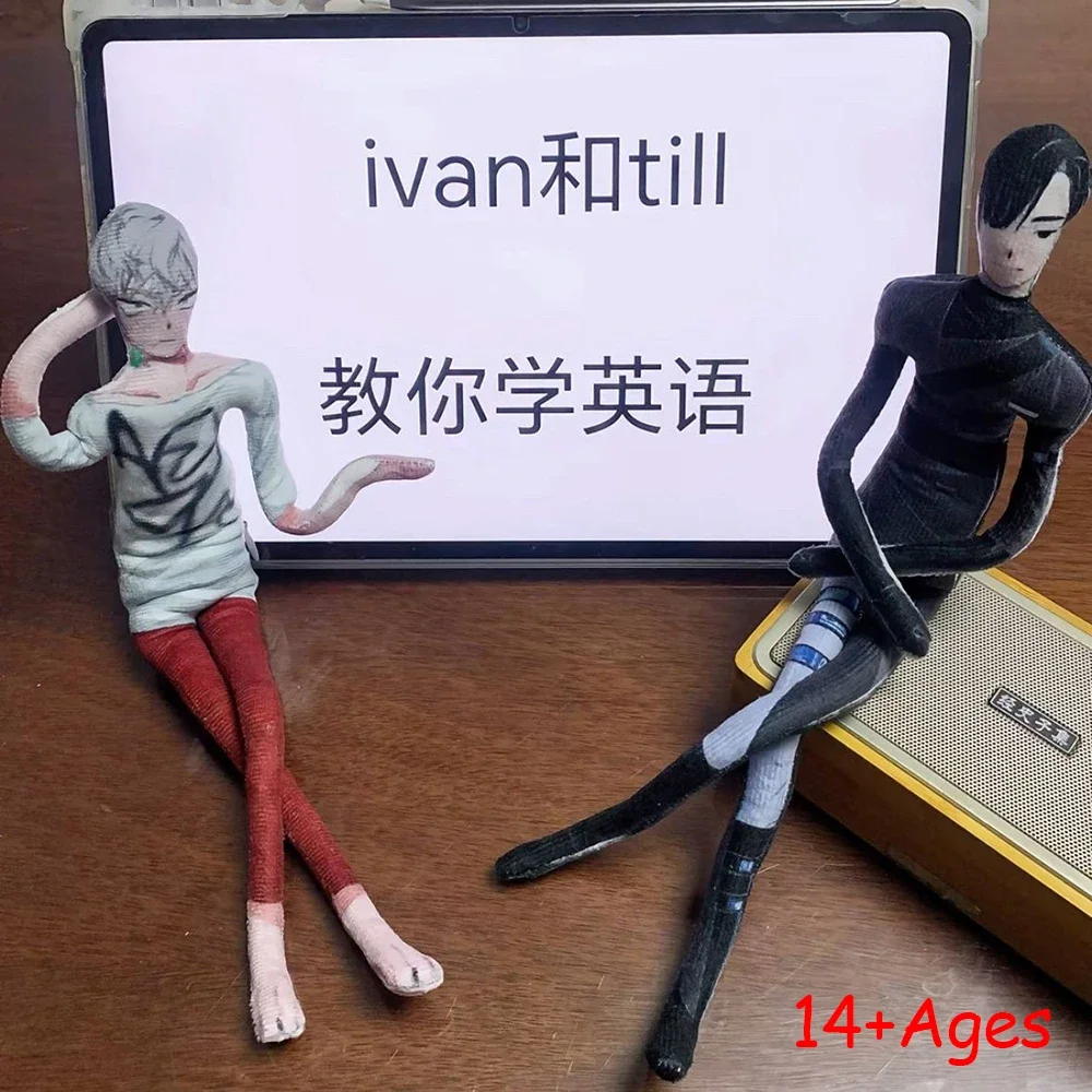 Room Decoration - Ivan Till Cosplay Doll: Anime Alien Stage Plush Stuffed Cotton Mascot with Slender Twistable Shape