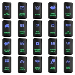 12V Blue Green LED Push Button Switch UHF Radio RJ45 Socket 1.54