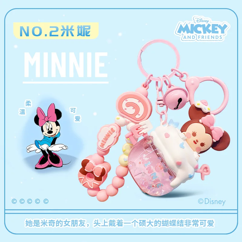 

Disney Minnie Mouse Keychains Mickey Mouse Anime Keychain Cute Key Chains for Kids Backpack Pendant Decoration Gift Keychains