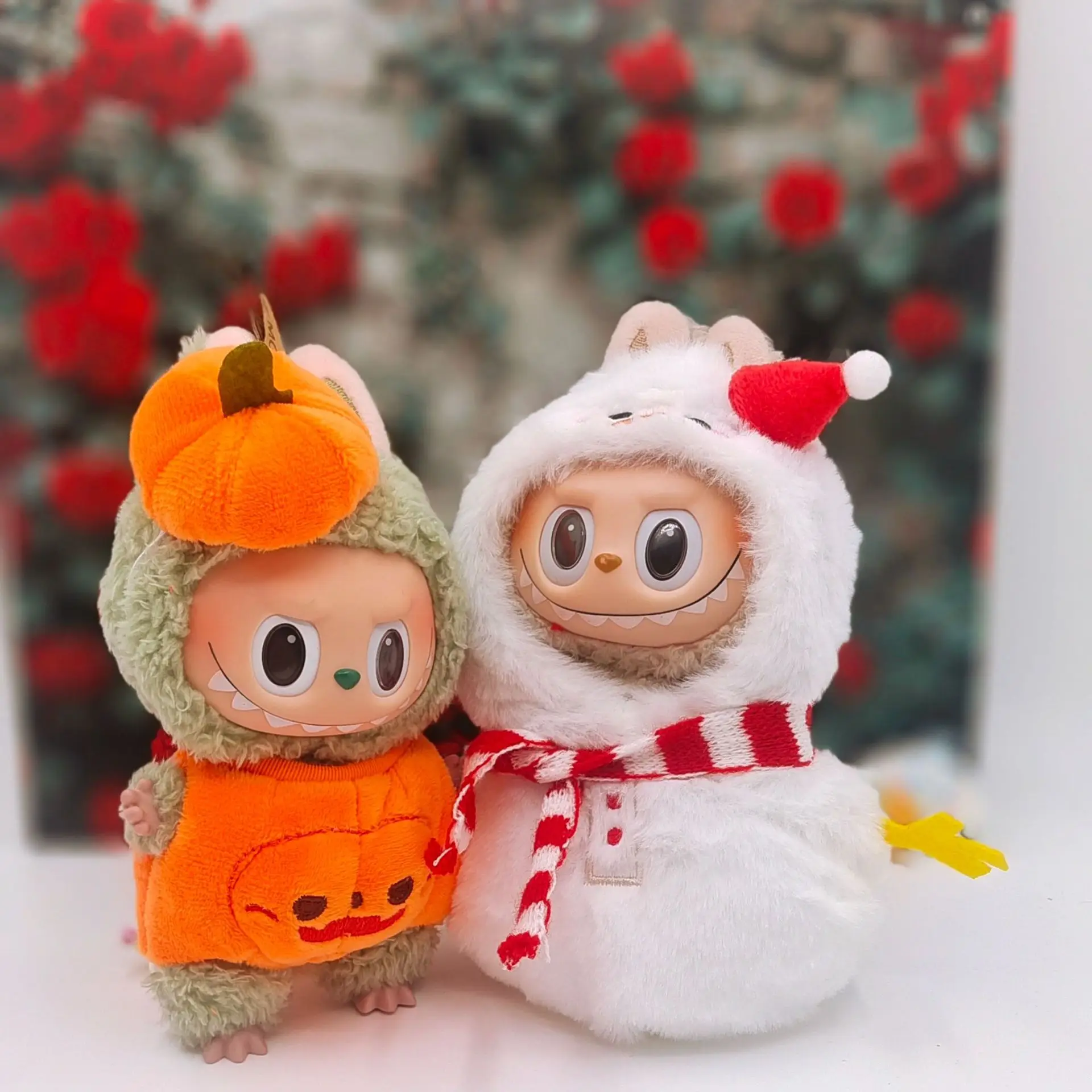 

Labubu Festive Outfit Collection Witch Pumpkin Snowman Styles For 15/17cm 1st-3rd Gen Dolls