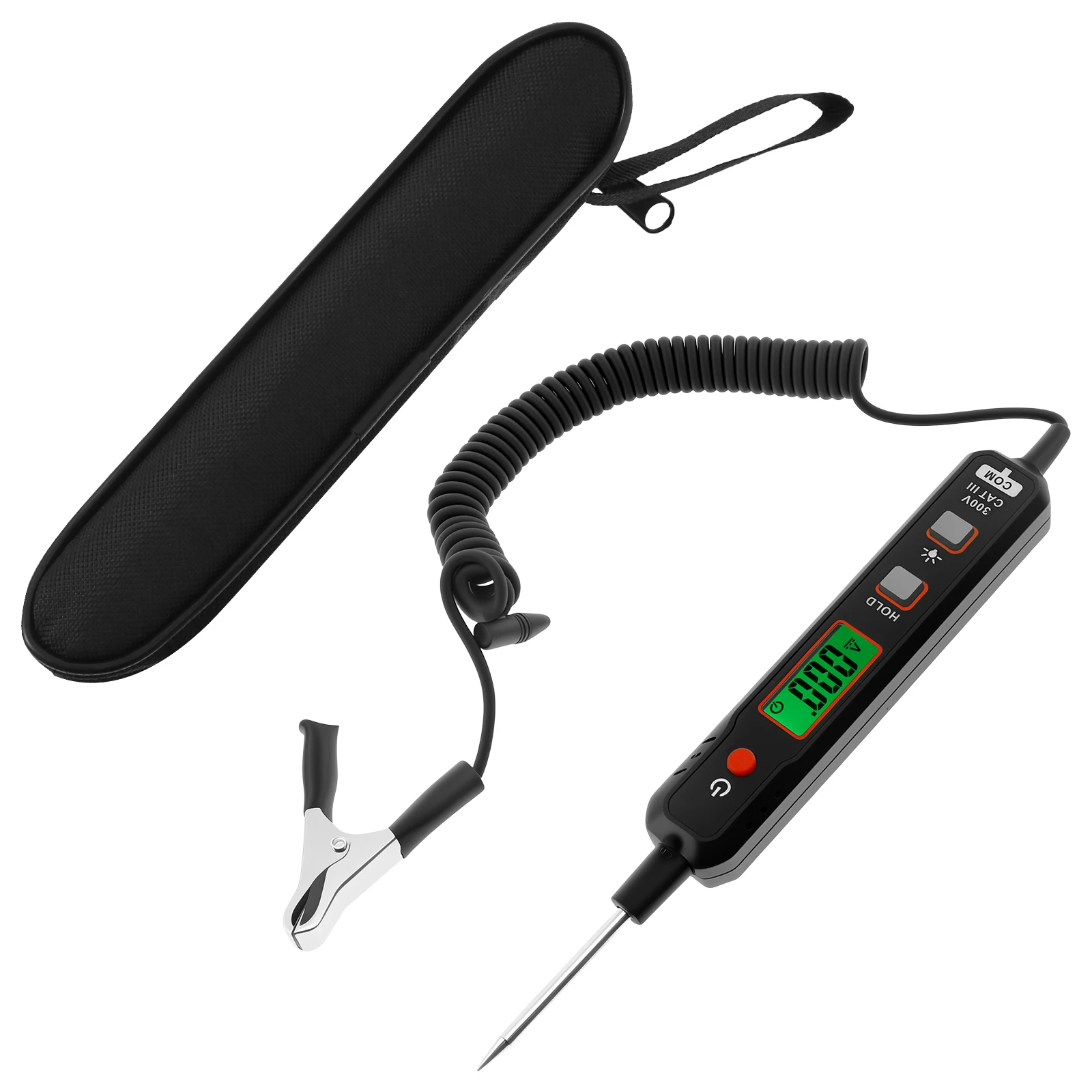 

Smart Circuit Tester Efficient Accurate Electrical Voltage Tester with HD LCD Display Easy to Read Power Circuit Probe for RV