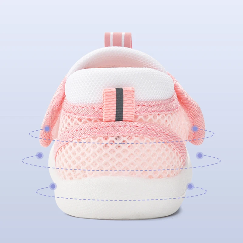 0-1-2Y Baby Non-Skid Soft Sole Summer Mesh Breathable Toddler Shoes Baby Boys Girls Sandals Lightweight Shoes Prewalker