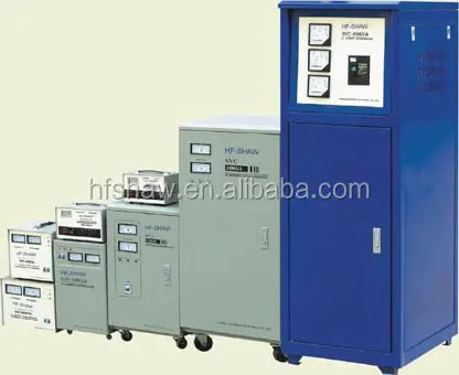 (High Quality)SVC single-phae and three-phase high accuracy full-automatic AC voltage stabilizer