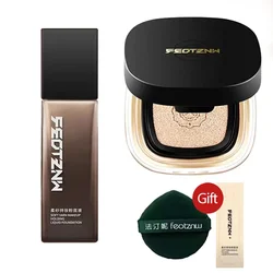 New Feotznw Soft Yarn Makeup Holding Liquid Foundation Matte Concealer Waterproof Moisturizing Air Cushion Facial Cosmetics