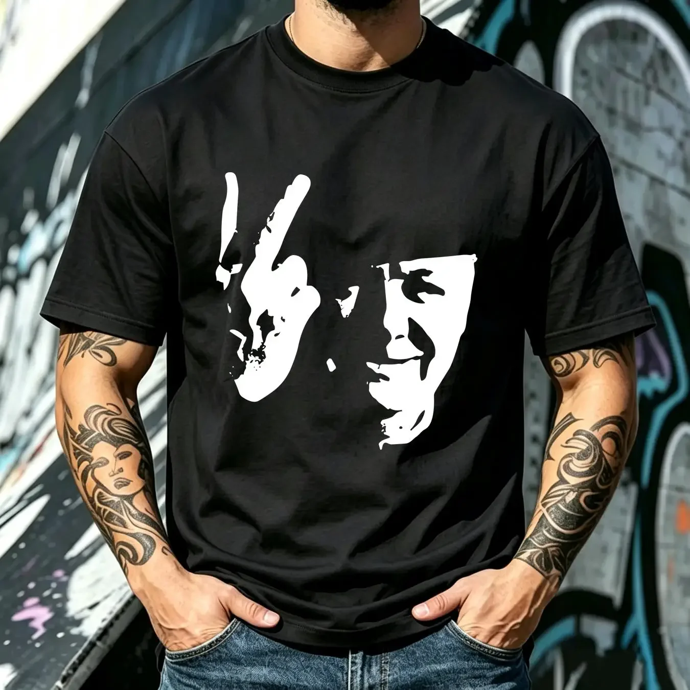 washed T Shirt Winston Churchill Two Fingers up English Various Colours S XXL long or short sleeves vintage Washed fashion