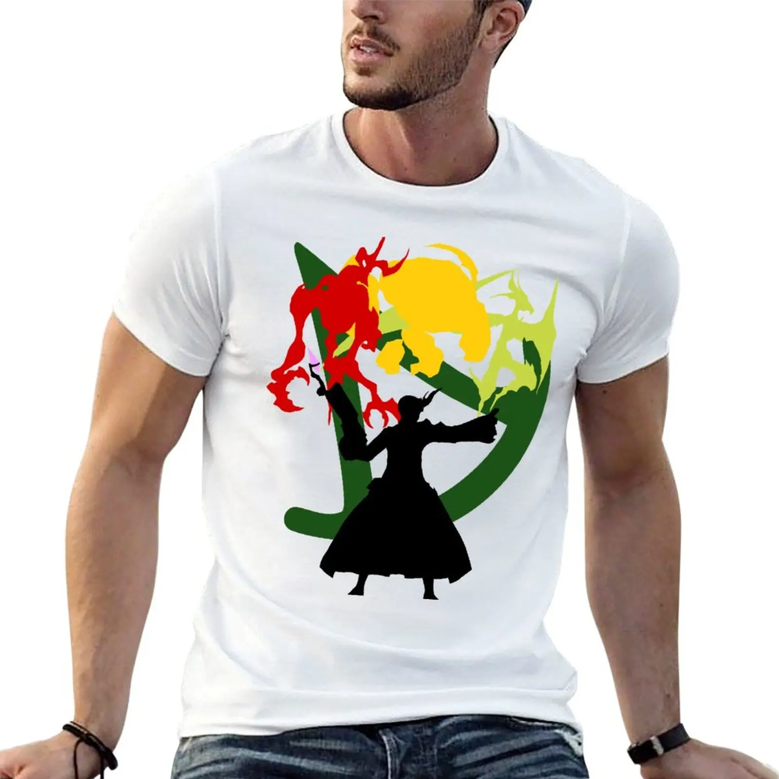 Summoner Egis (Black Silhouette) T-Shirt new gifts and t-shirts tshirts personalised big and tall t shirts for men