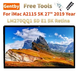 27-inch LM270QQ1-SDE1 LM270QQ1 SSE1 5K Retina LCD Screen Assembly For iMac A2115 2019 Year EMC 3194 MRQY2 MRR02 MRR12 AIO