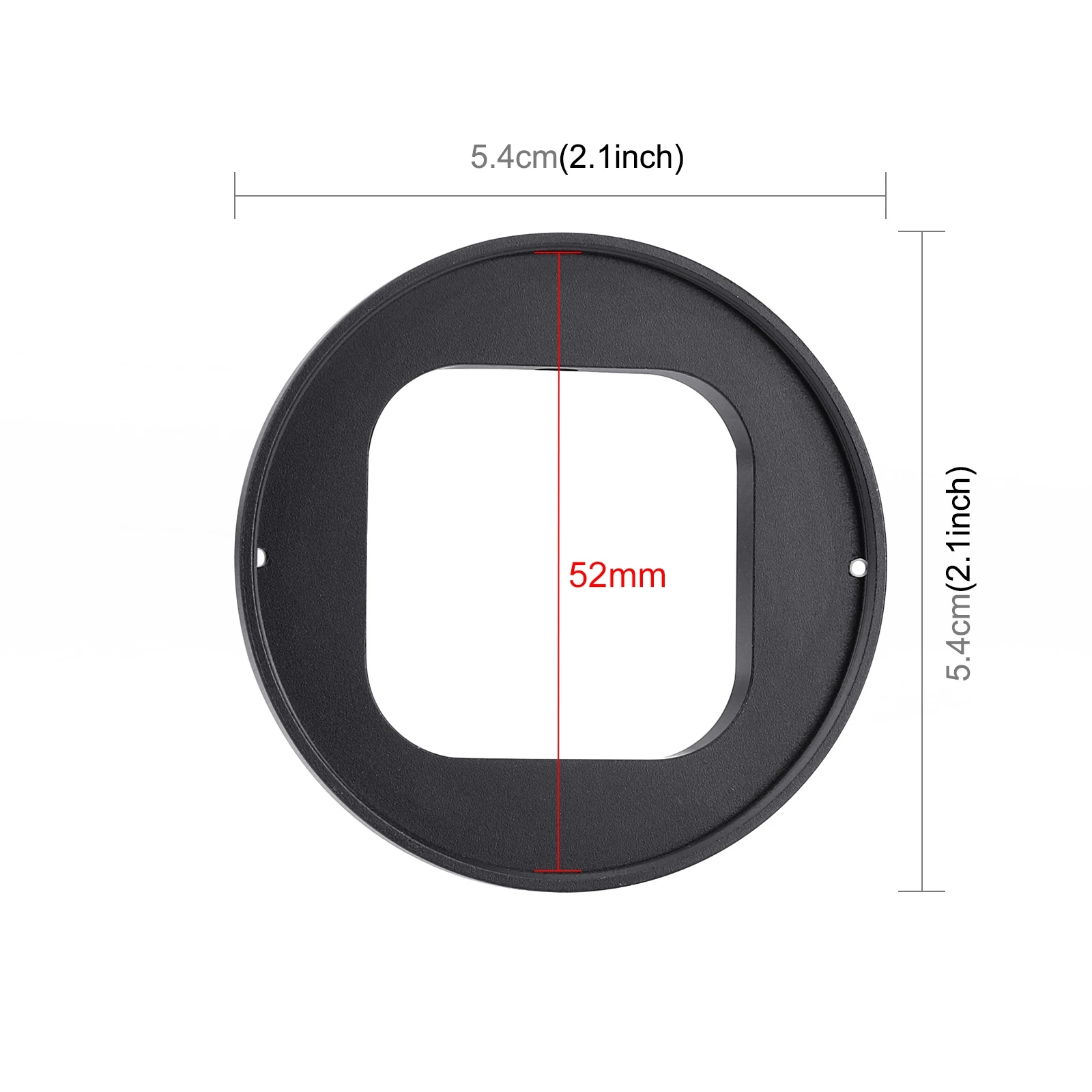 PULUZ 52mm UV Lens Filter for GoPro HERO12 Black  11 Black Mini  11 Black 10 Black 9 Black with Adapter Ring view 2