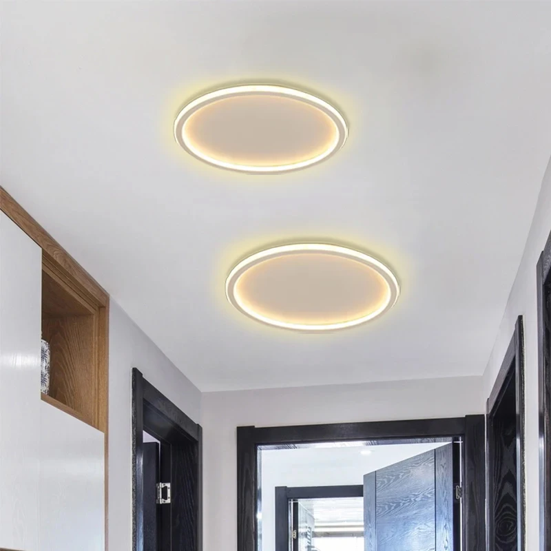 Imagem -05 - Moderno Led Corredor Luz de Teto Lustre para Corredor Varanda Escadas Foyer Quarto Banheiro Luminárias Interiores Lustre