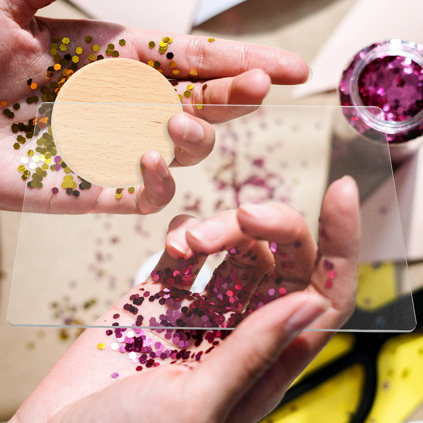 

Die-Cutting Machine Plate Plastic Embossing Mat For Diy Scrapbooking Craft Replacement Pad Lightweight Cutting Mat Crafting