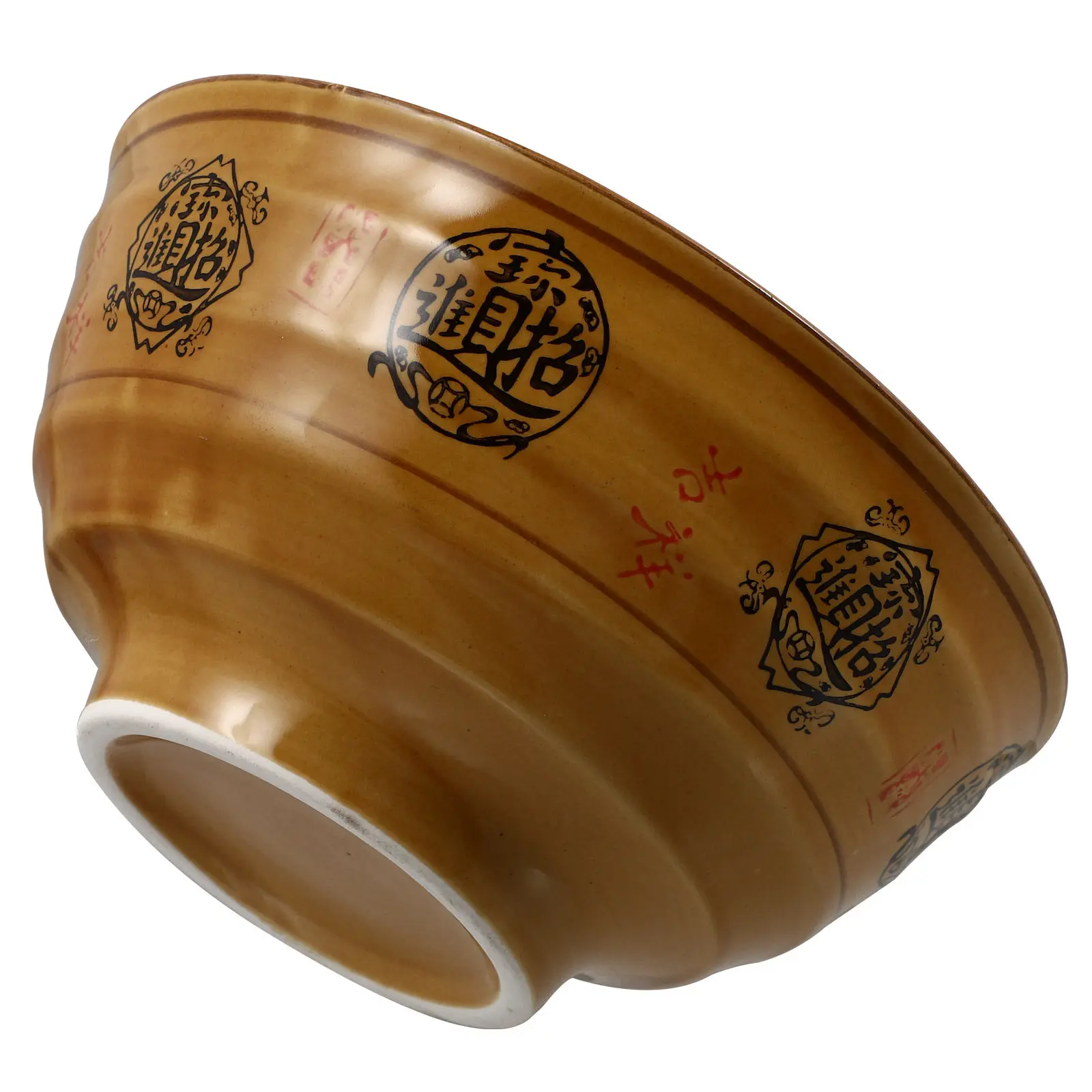 

Керамическая миска для еды, 1 шт., безопасная для пищевых продуктов, для лапши, рамена, супа, кухонная посуда, универсальная для холодных и горячих блюд