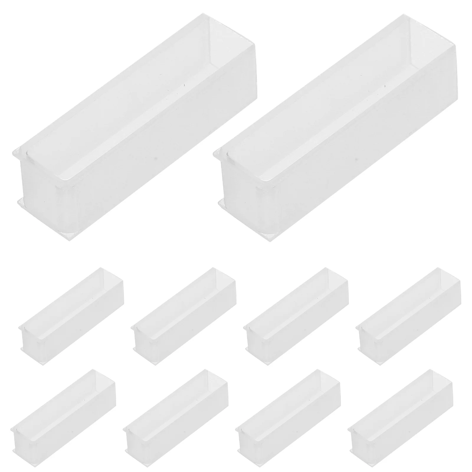 

10Pcs High Precision Glass Cuvettes 10mm Optical Path Rectangular for Fluorometry Spectrophotometry Laboratory Glassware