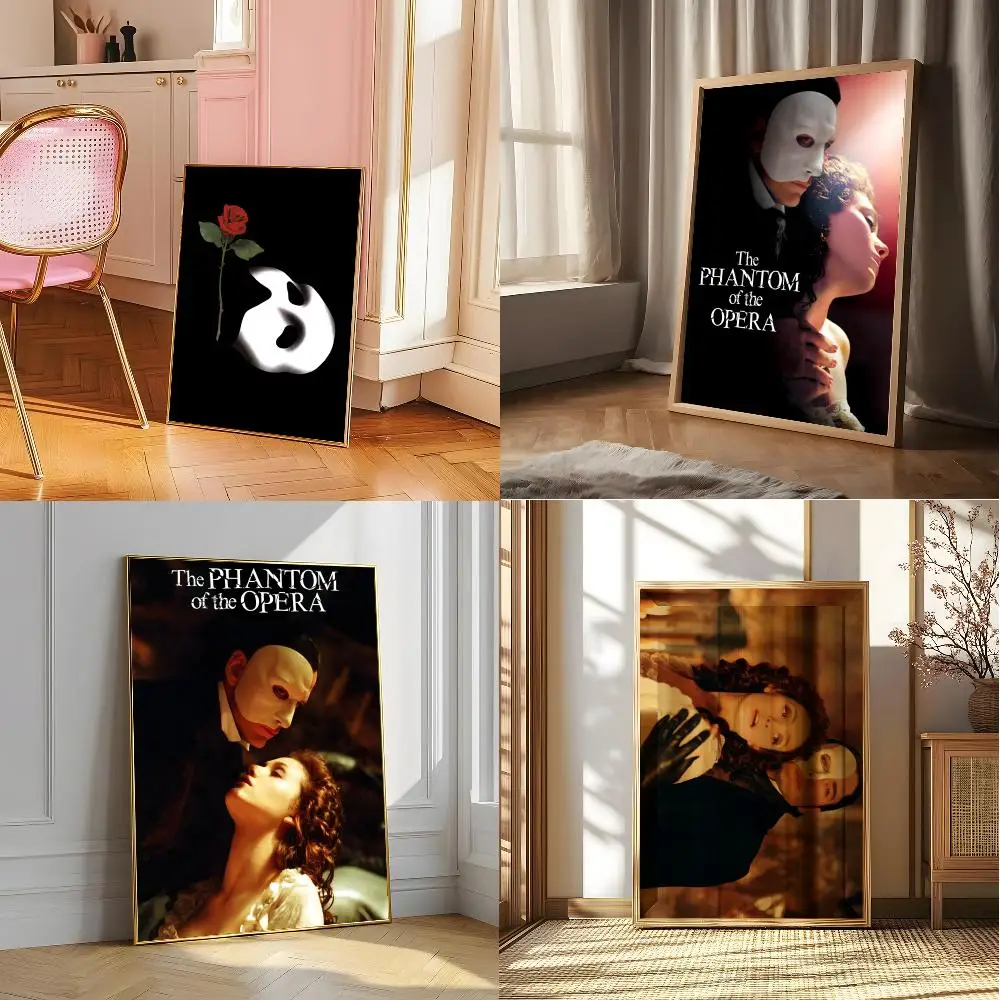 The P-Phantom Of The Opera Poster Posters Sticky Vintage Room Home Bar Cafe Decor Kawaii Room Decor