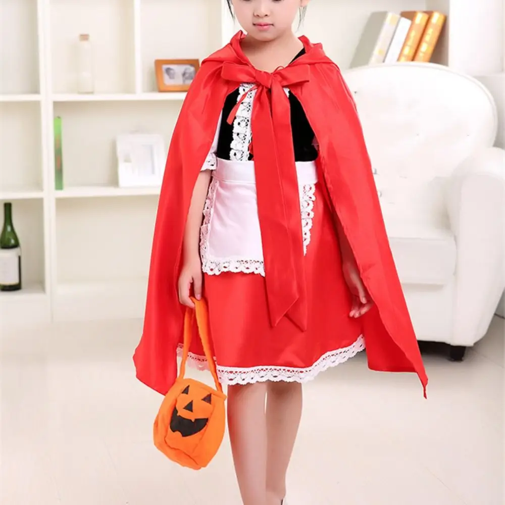 

Performance Halloween Christmas Costumes Party Dress with Cloak Princess Costume Set Funny Sweet 4Pieces Cosplay Costumes