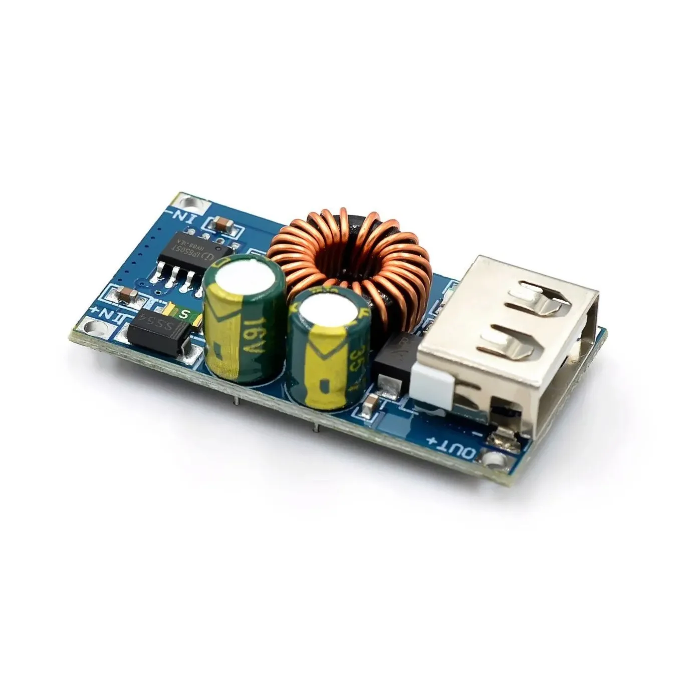 4pcs USB DC Step Down Module 12V 24V to QC3.0 Fast Charger QC MIN for Phone Tablet Car Boat