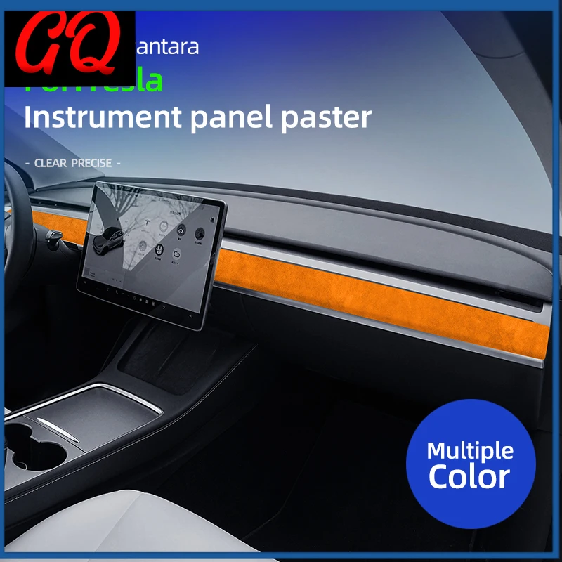 

center console trim decor cover For Tesla Model 3 Y 21-23 dashboard panel Wrap Door Side Overlay Ultra thin stickers Interior