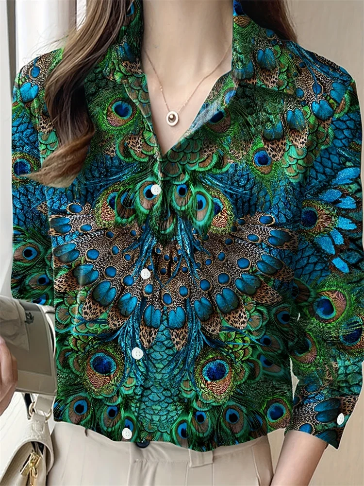 

Nuove Camicie Da Donna Camicie Da Donna a Maniche Lunghe Con Risvolto Camicie Da Donna Monopetto Moda Traspirante