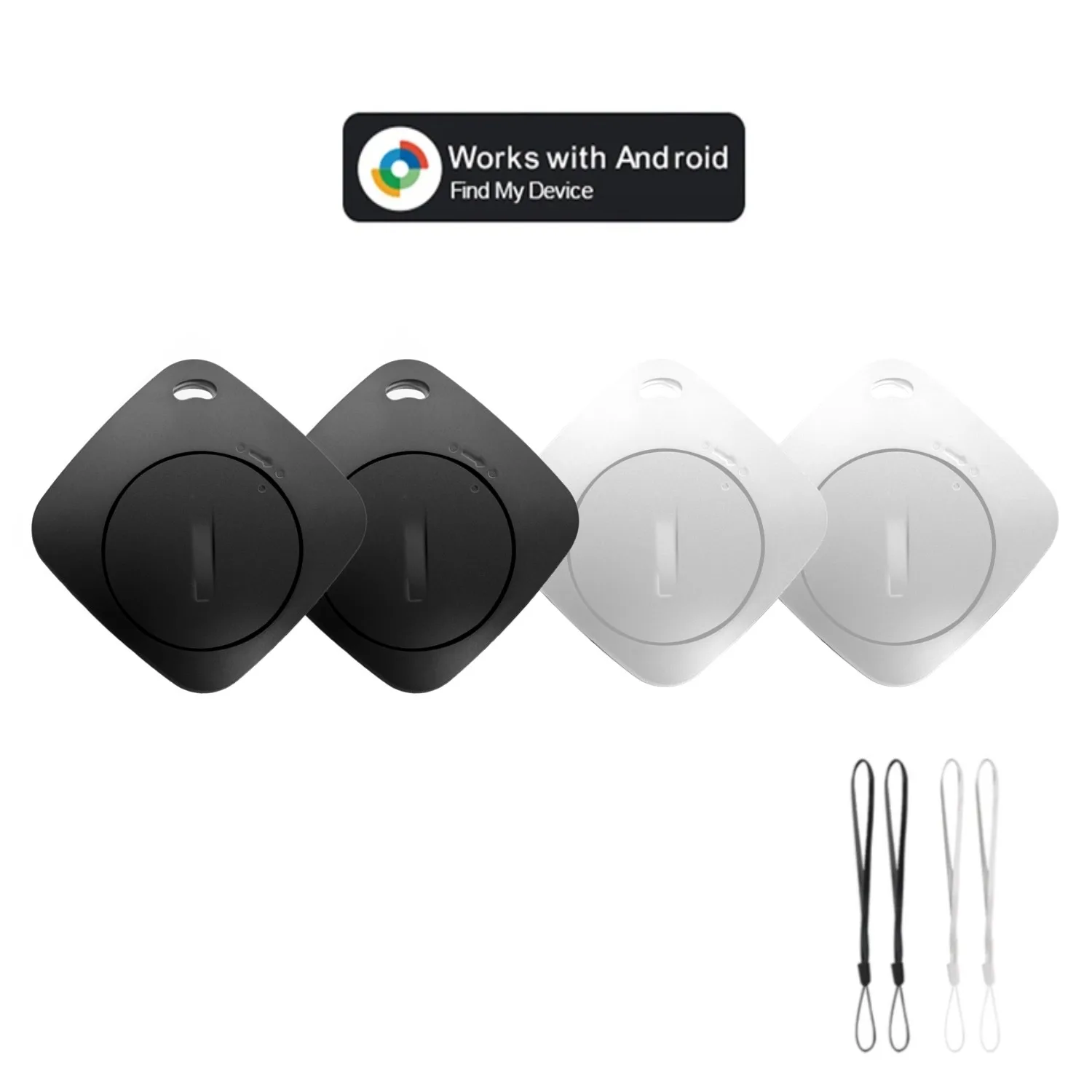 4 قطعة بلوتوث لتحديد المواقع المقتفي أندرويد مكافحة فقدان العلامة الذكية عبر جوجل العثور على محور مكتشف الحيوانات الأليفة محدد لشاومي سامسونج بكسل فيفو #2