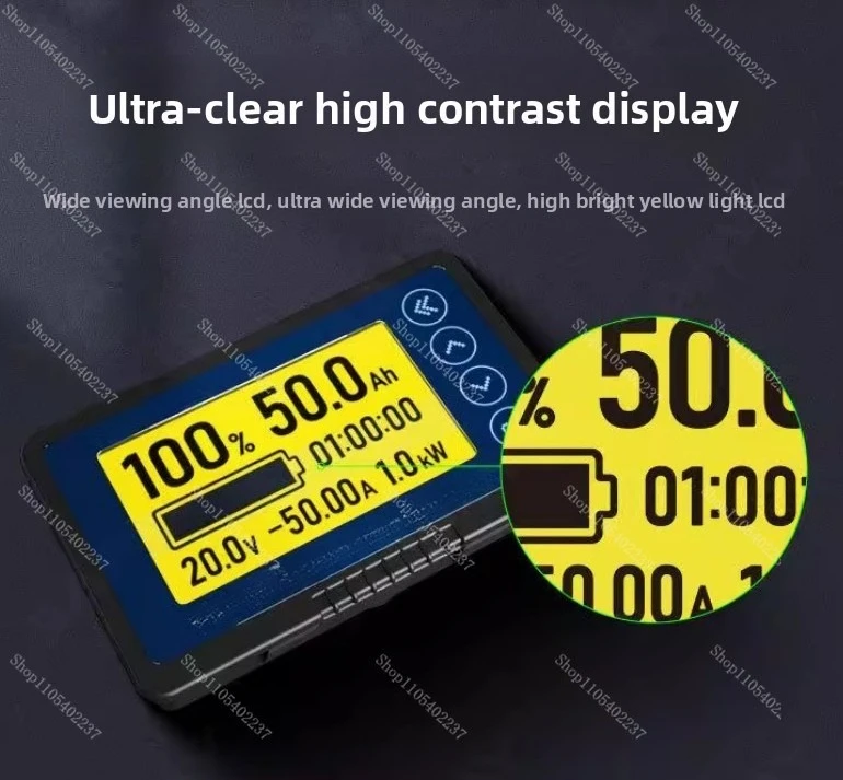 DC8-120V Coulomb Counter Meter Battery Capacity Indicator Voltage Current 50A/100A/350A/500A Coulomb Counter for Electric Car