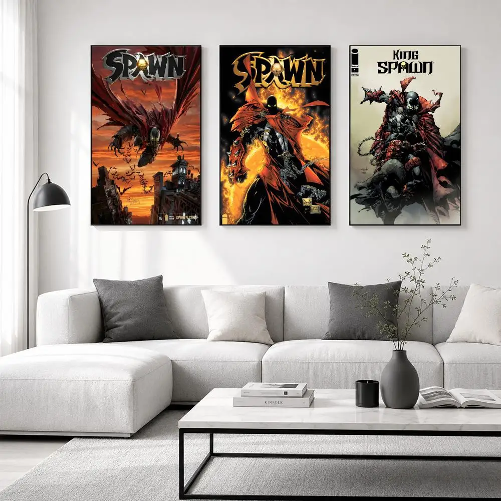 Comic Spawn Poster High-quality wall art posters, suitable for home offices, bedrooms, and living rooms.