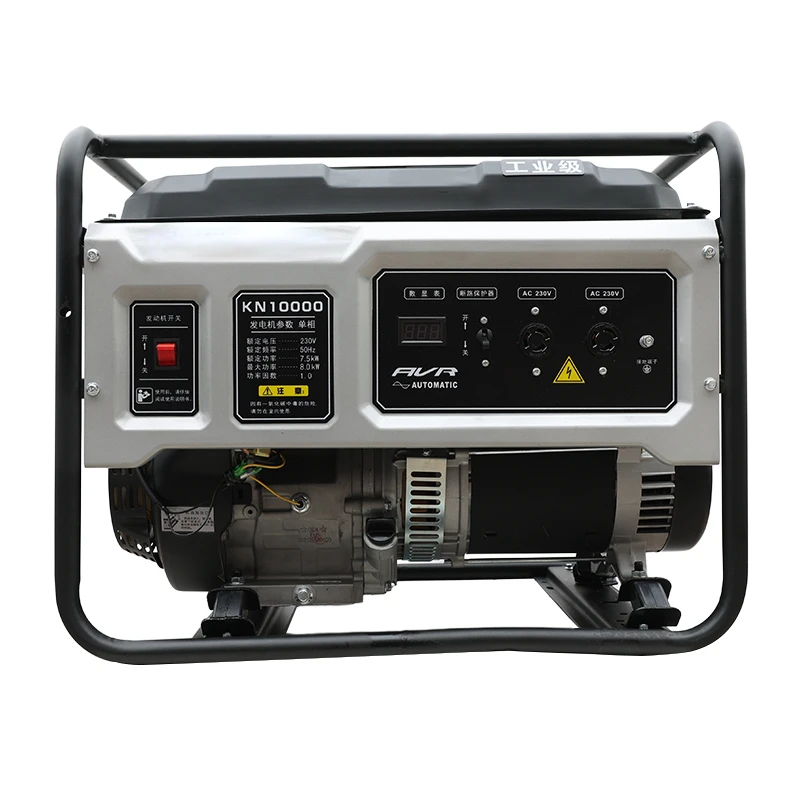 Portable Gasoline Generator Single Phase 3kw Home Standby Power Back Up Generators