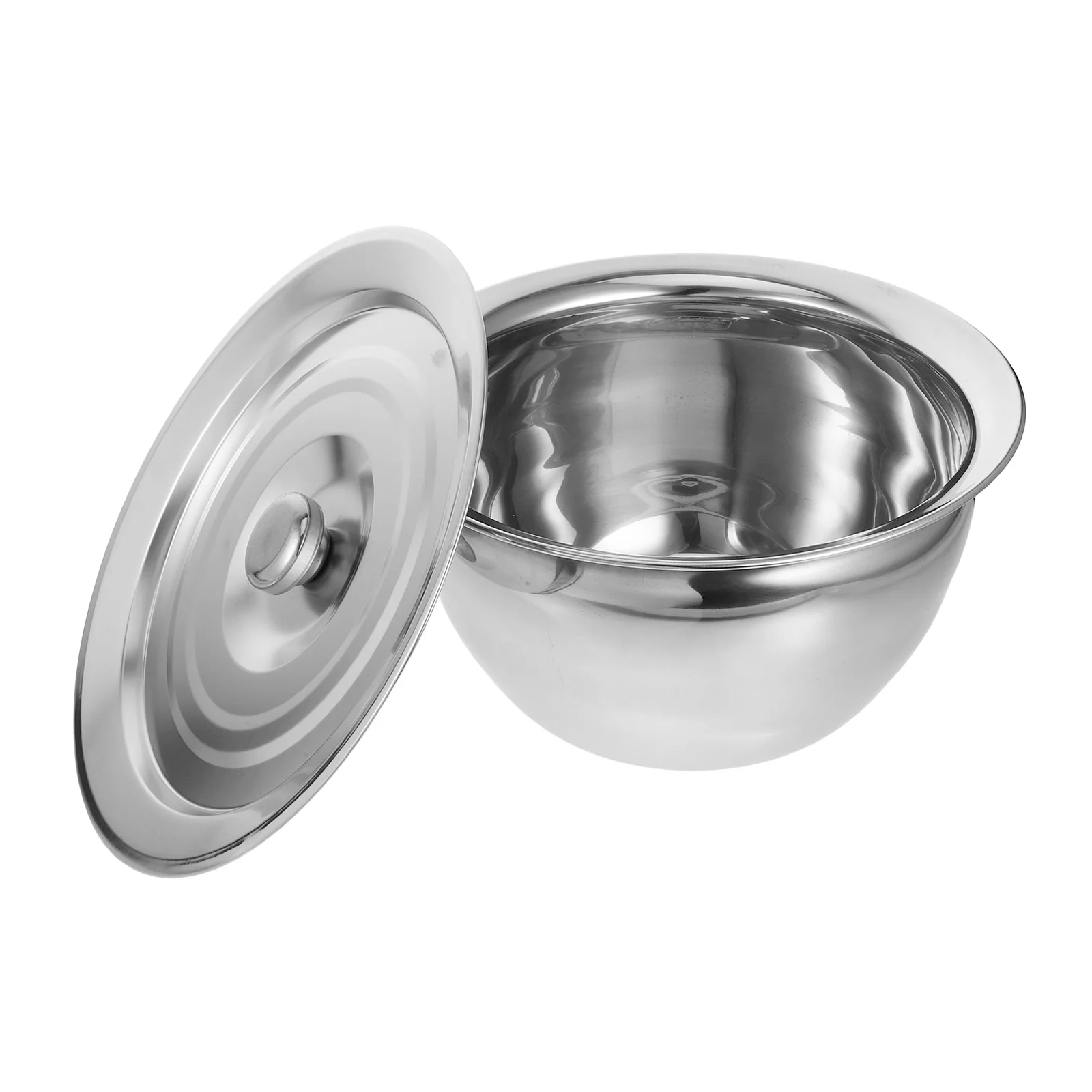 

Stainless Steel Oil Basin Deep Mixing Bowl Heat Resistant Kitchen Storage Organizer for Oil Grease Restaurant Soup