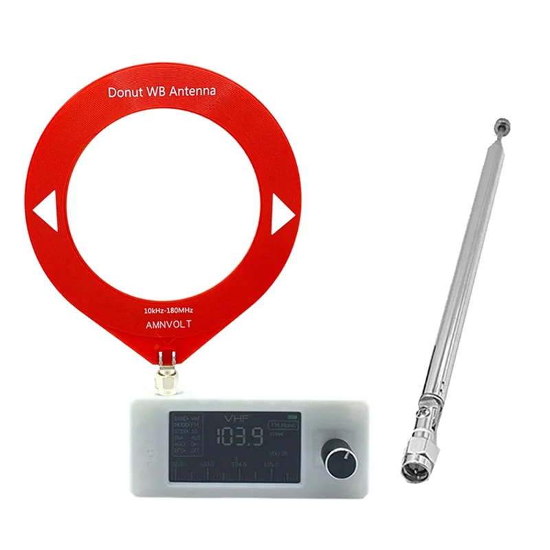

A37T-SI4732 Mini Radio Receiver 10Khz-180Mhz Portable Shortwave Radio Receiver Withantenna SW LW AM FM SSB Mini SI4732 Radio