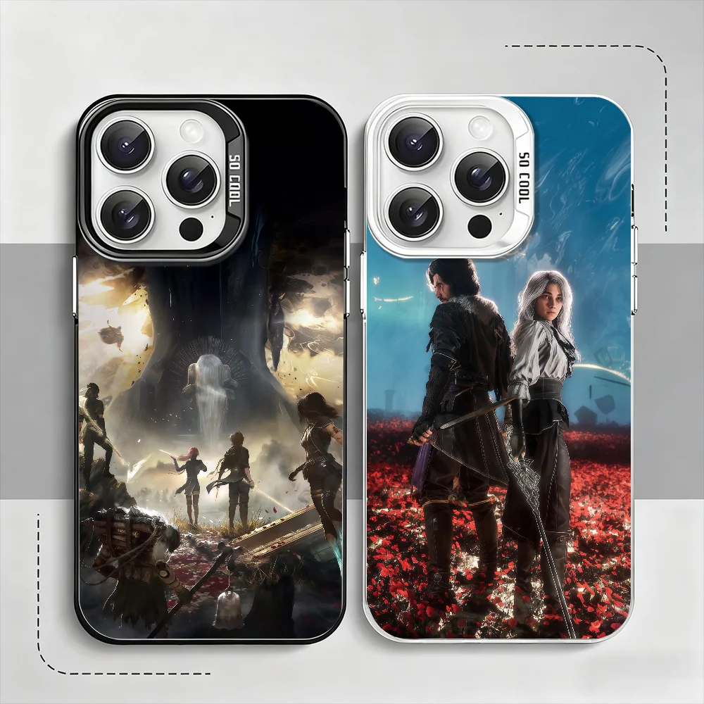 Чехол для телефона C-Clair O-Obscur E-Expedition 33 для iPhone 12, 11, 13, 14, 15, 16, 17 Max Pro Plus Mini, защитный цветной чехол IMD