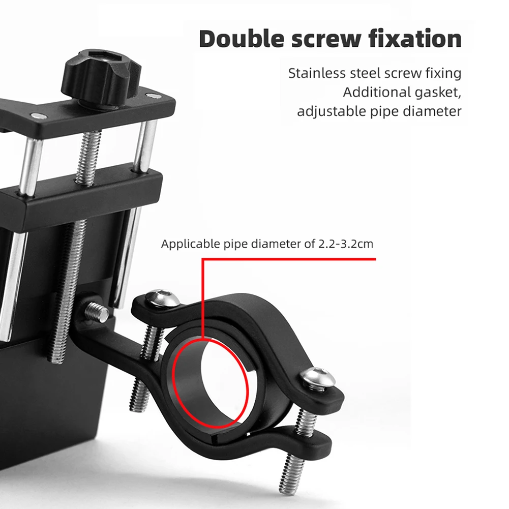Bicycle Phone Holder Aluminum Alloy Mobile Phone Holder Mountain Bike Bracket Electric Scooter Phone Stand Cycling Accessories