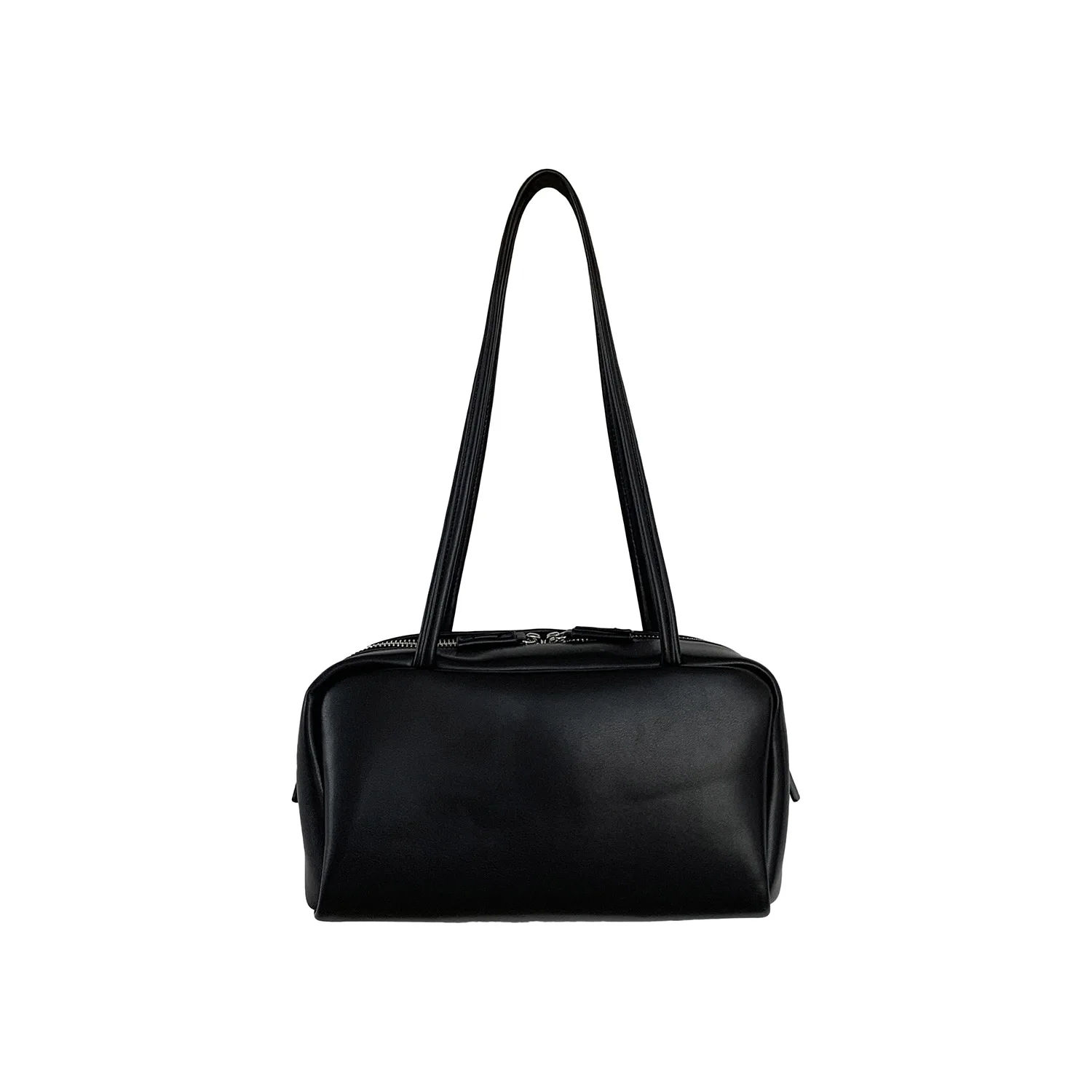 Wildleder Boston Tasche Baguette Tasche Handtasche Schultertasche Damen Vintage Kissen Unterarmtasche für den Alltag – Detail 5