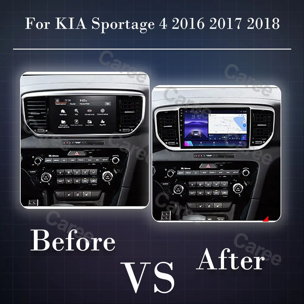 

Android 15 For KIA Sportage 4 QL 2016 2017 2018 Auto Navigation GPS Split Screen Wireless Carplay DSP Stereo Bluetooth 5G+WiFi