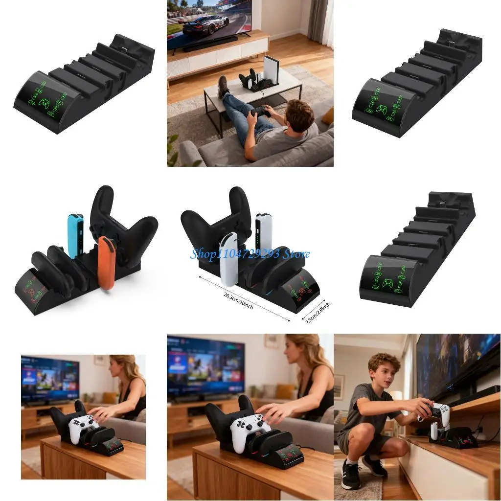 

Y2GD Intelligent Controller Charging Hub For NS2PRO Devices 4 5 controllers Charging Dock Auto Diagnostic Functionality